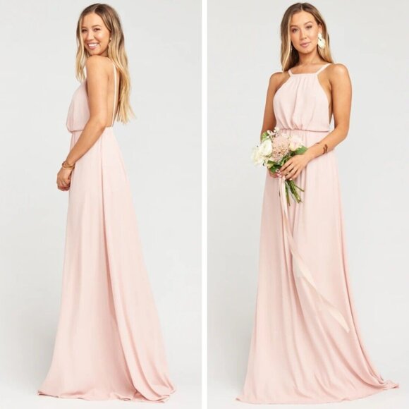 Show Me Your Mumu Amanda Maxi Dress in Dusty Blush - Picture 1 of 12